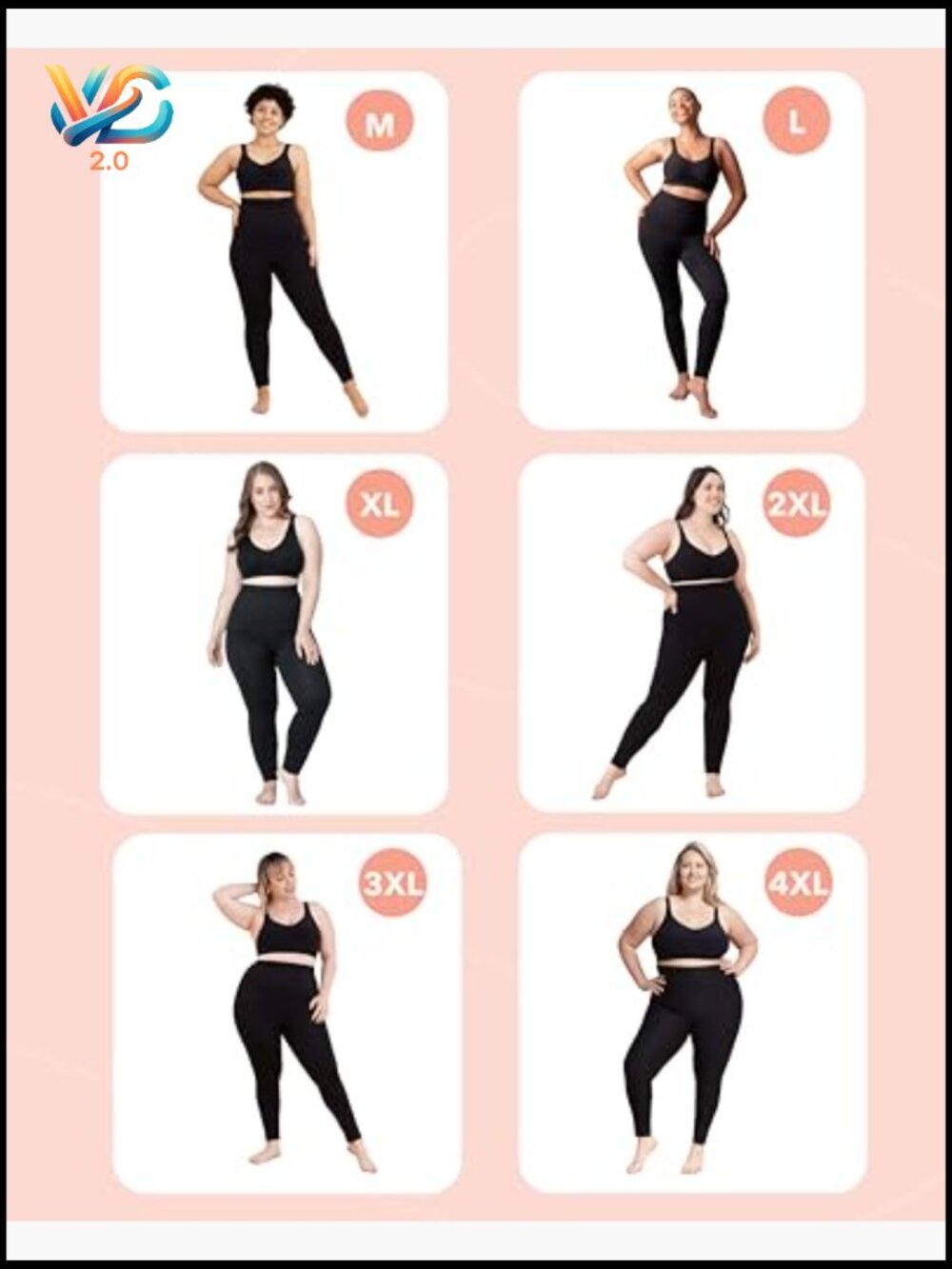 High Waisted Tummy Control Compression Leggings Shapewear Non See Through - Picture 3 of 7